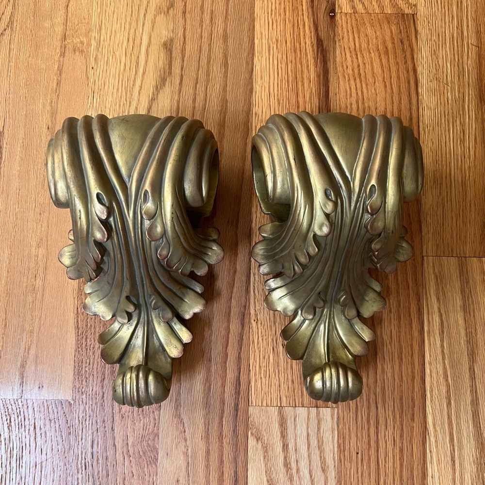 Gold Decorative Wall Corbels